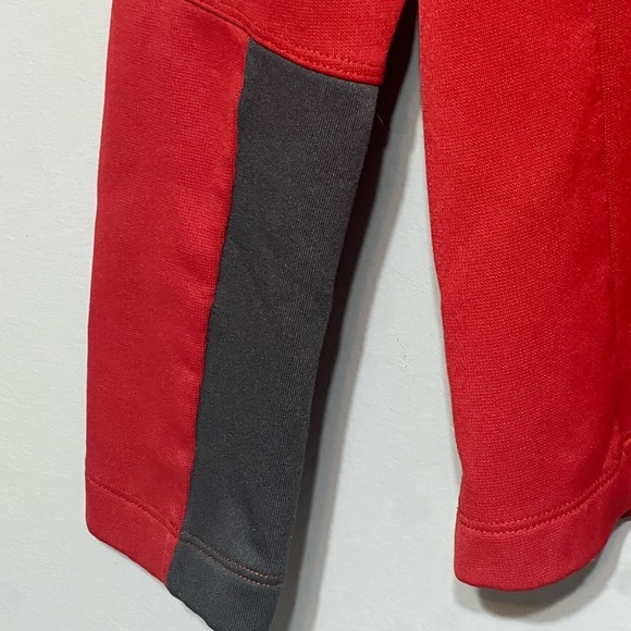 The North Face Men’s Red Canyonlands Quarter Zip Up Fleece Pullover Size Small - Picture 3 of 6